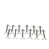 Ercuis - Set of 12 silver-plated knife rests in Art Deco style