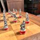 Table game chess vintage Napoleonic pawns metal