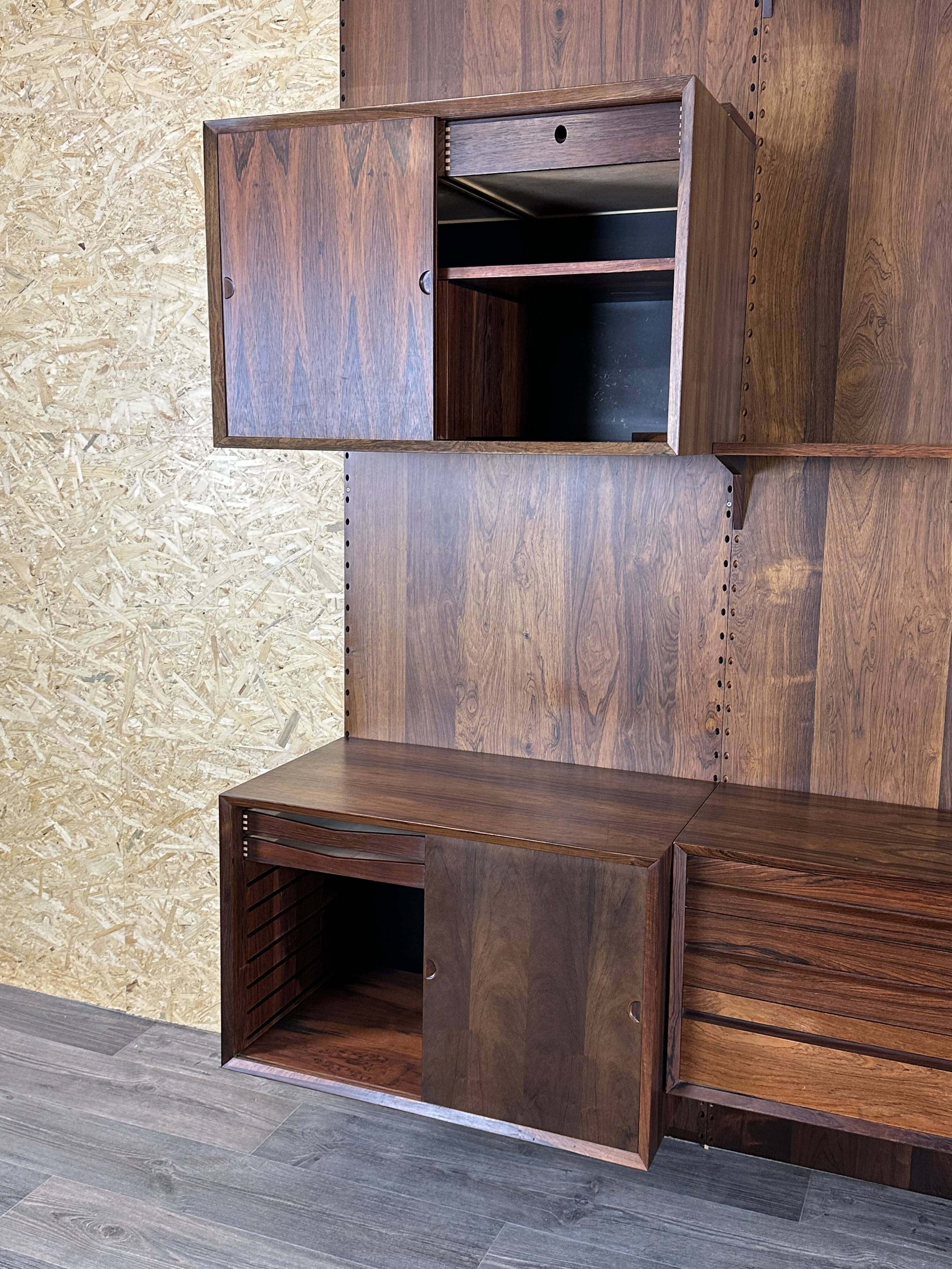 1960s 1970s Rio Rosewood Shelving System by Poul Cadovius for Cado Denmark