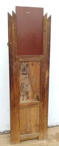 Locker room coat door