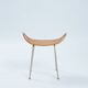 Olof Kettunen Chair and Stool for Merivaara, Finland 1950s