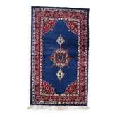 Tapis persan Kerman vintage fait main en laine 94 cm x 158 cm - années 1960 (1C1203)