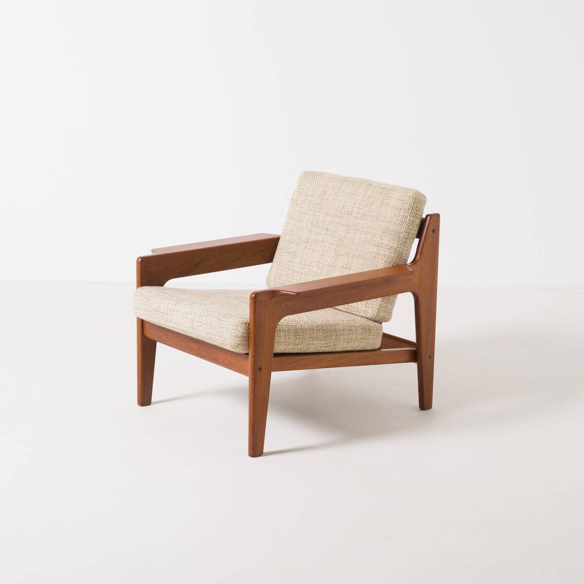 Set of 2 Teak Easy chairs by Arne Wahl Iversen for Komfort, Denmark, 1960s