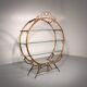 Hollywood Regency wall unit or room divider from Carlton Hotel Copenhagen 1950
