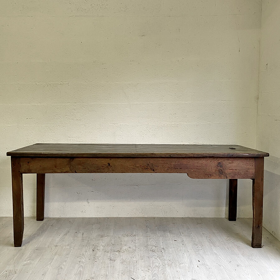 Large 19th century farm table