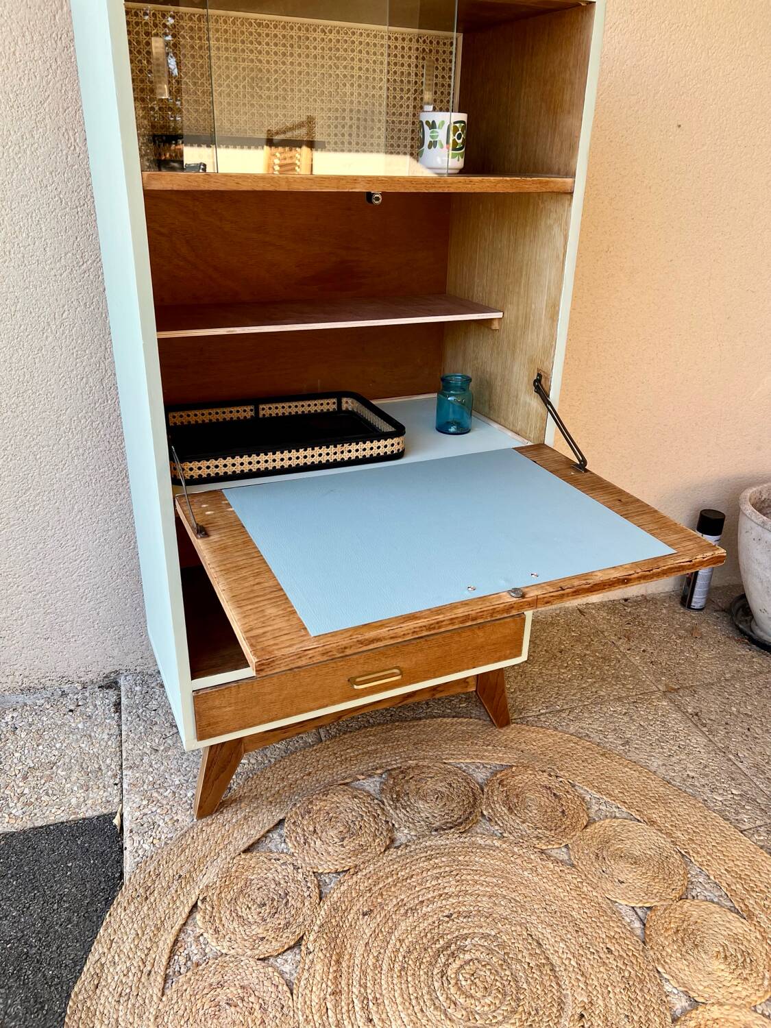 Renovated vintage secretary