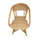 Wicker rattan child chair 1950