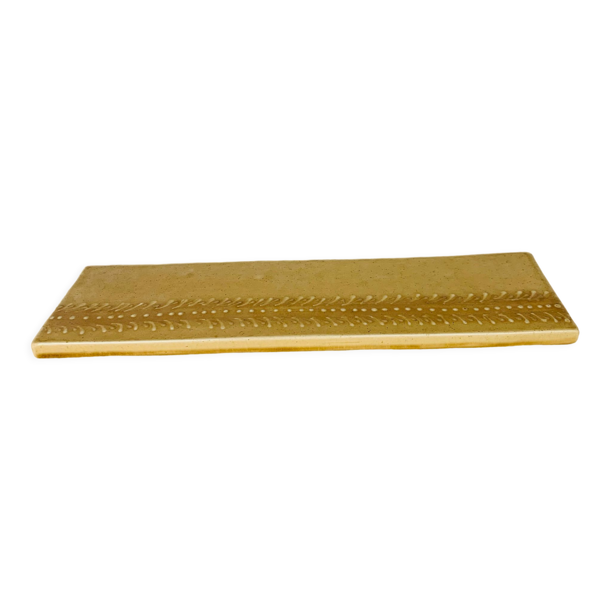 Rectangular vintage ceramic dish