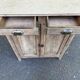 Renovated vintage Parisian buffet in solid wood from the 1940s.