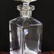 Vintage Mid Century Whiskey Square Decanter Lead Crystal