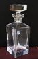 Vintage Mid Century Whiskey Square Decanter Lead Crystal