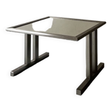 side table in chrome metal and mirror, design 1970