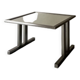 side table in chrome metal and mirror, design 1970
