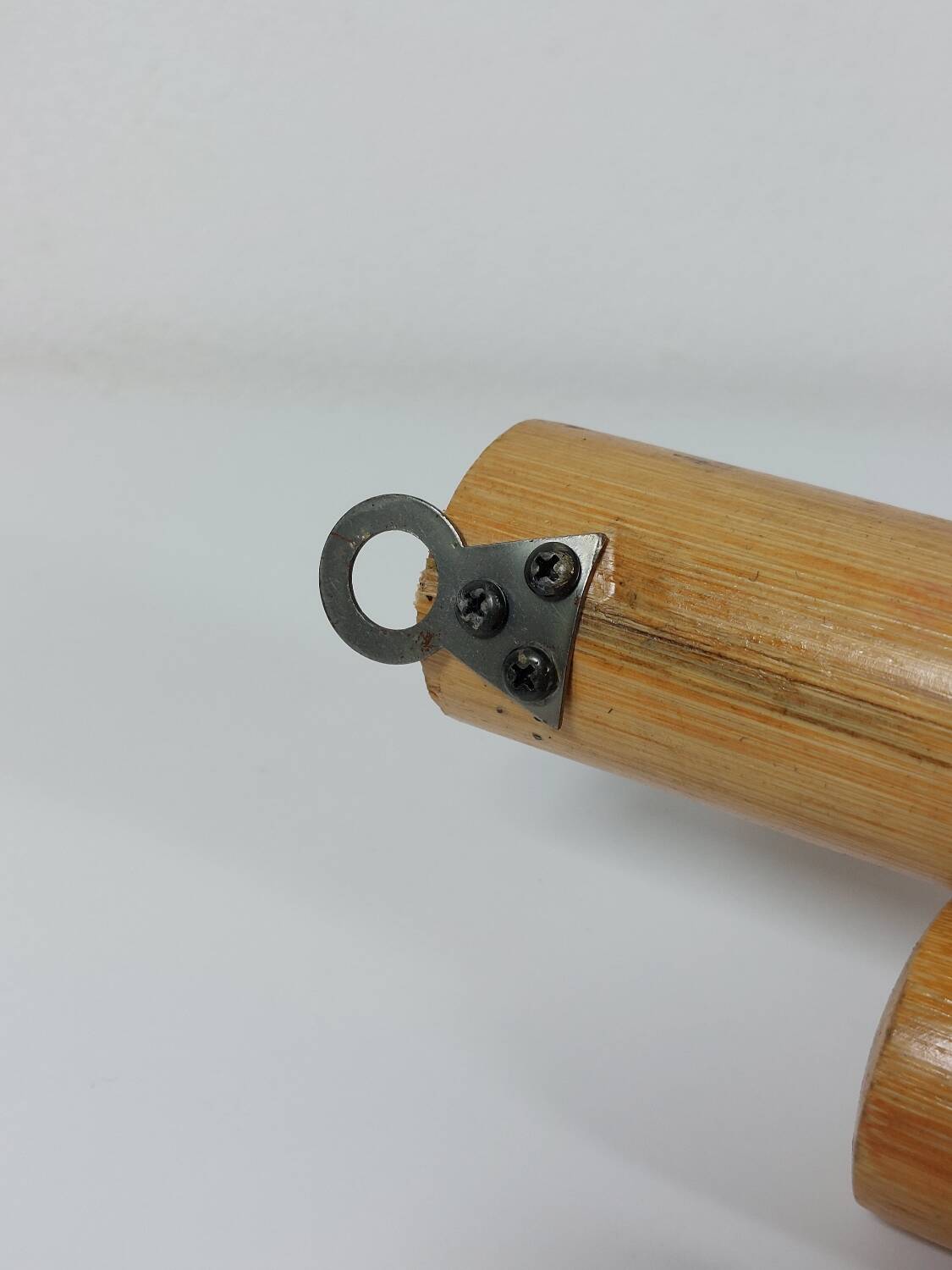 Porte-manteaux muraux vintage en bambou du milieu du siècle