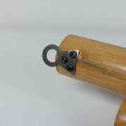 Porte-manteaux muraux vintage en bambou du milieu du siècle