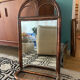 Miroir en rotin vintage