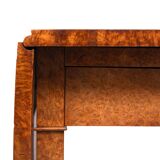 Antique Dutch Empire Burl Wood veneered desk or sofa table