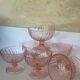 6 large dessert ice cream bowls Rosaline Luminarc France