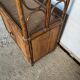 Vintage rattan bookcase 70s