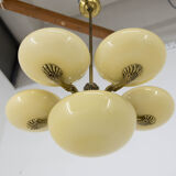 Art nouveau chandelier, 1930s