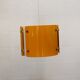 Modern Danish Pendant Lamp: Dark Yellow Metal, 1990s Design