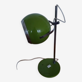 Vintage green eyeball table lamp