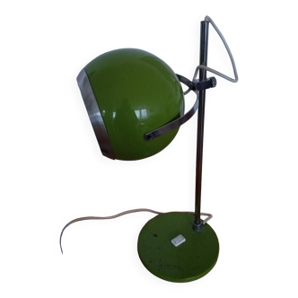 Vintage green eyeball table lamp