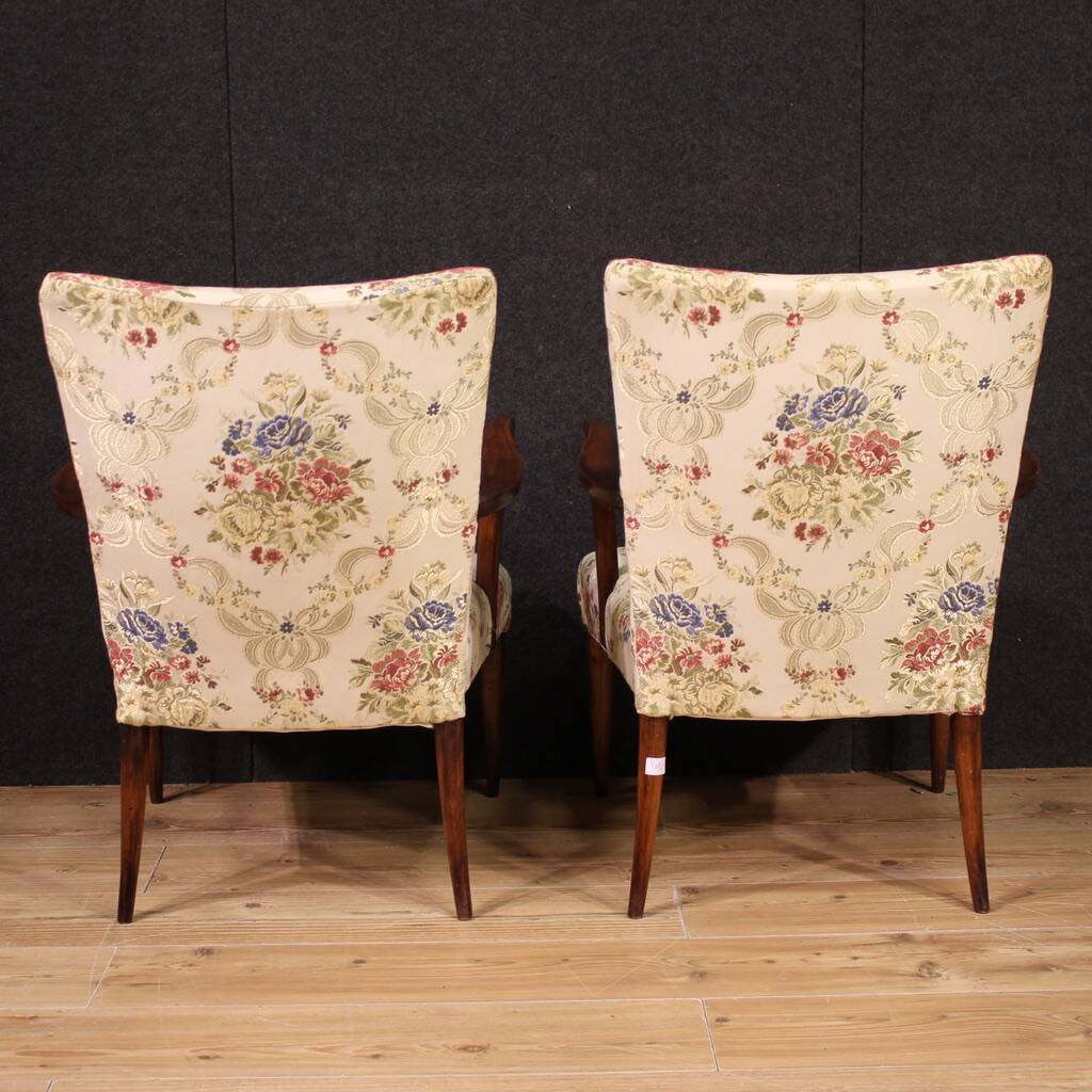 Pair of 20th Century Italian Armchairs