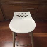 Calligaris white high stool