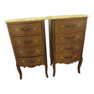Pair of Louis XV style week drawers