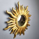 Vintage sunburst mirror, 1960s