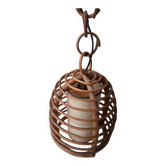 Suspension en rotin