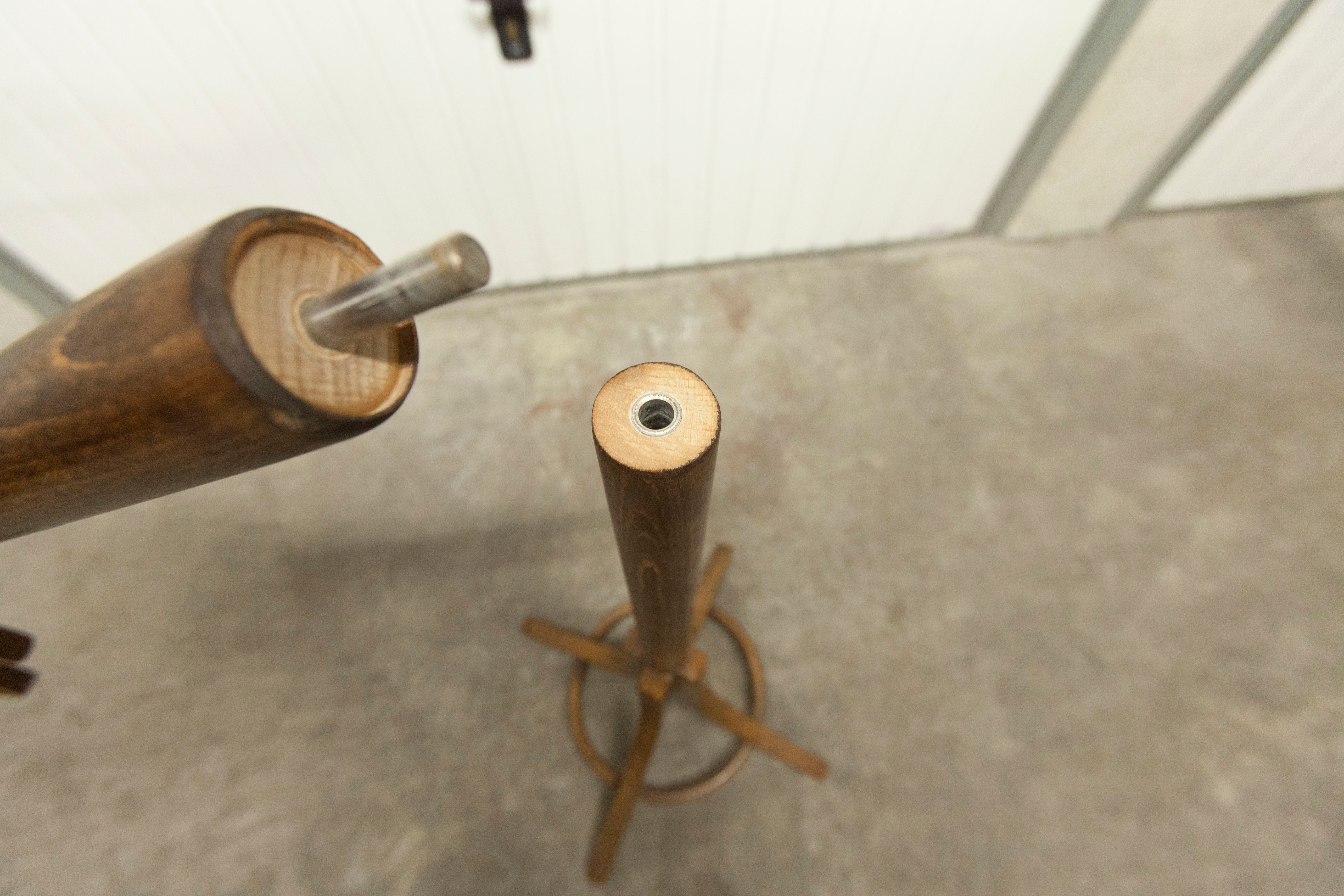 Baumann Parrot coat rack not stamped but belonging to a former factory worker