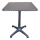 Outdoor aluminum bistro table garden terrace