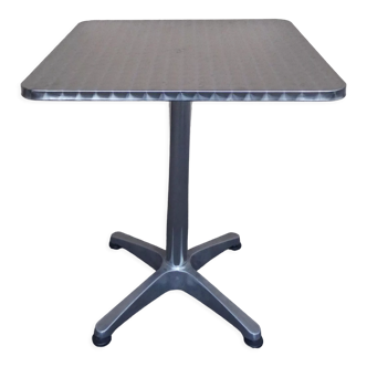 Table de bistrot aluminium extérieur jardin terrasse