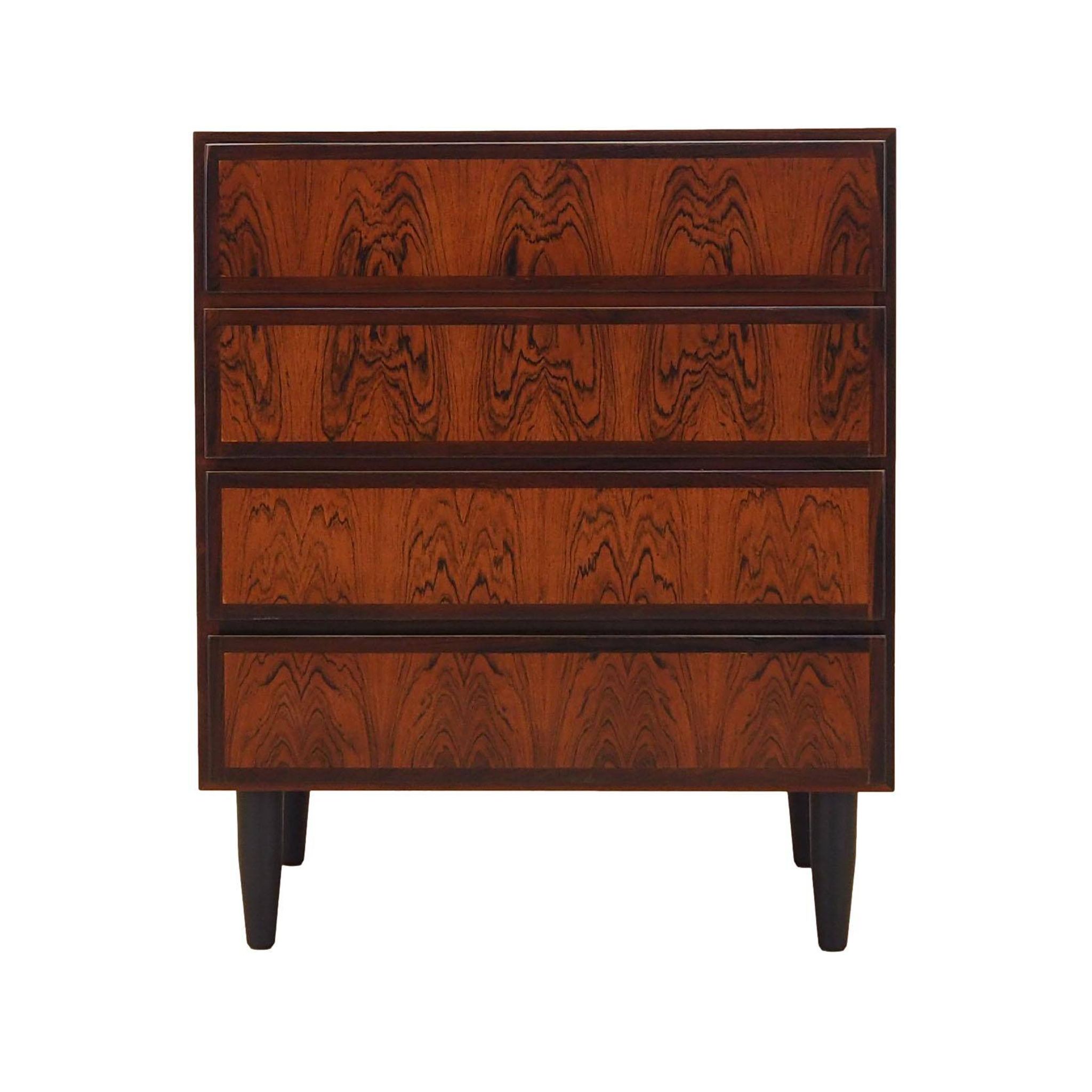 Rosewood chest of drawers, Danish design, 1970s, manufacturer: Omann Jun