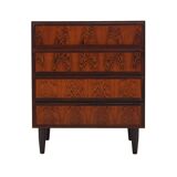 Commode en palissandre, design danois, années 1970, fabricant : Omann Jun