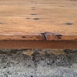 Table de ferme en chêne massif