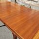 Scandinavian teak table expandable