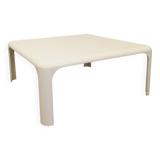 Vintage Italian Demetrio 70s Square Coffee Table by Vico Magistretti