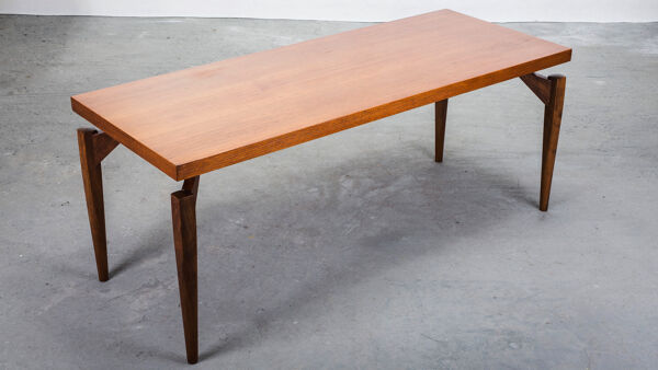 table basse en teck moderne du milieu du siècle