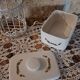 Moustiers style San Marino ceramic butter dish
