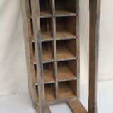 Pine wooden bottle holder