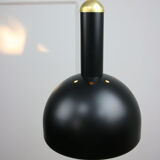 Suspension vintage noir et laiton