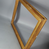 Old frame wood stucco gilding original 50x42 foliage 41x33 cm SB