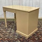 Bureau anglais en chêne et noyer du début XXème