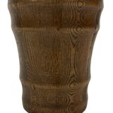 Vintage umbrella holder wooden basket storage 1960 minimalist design