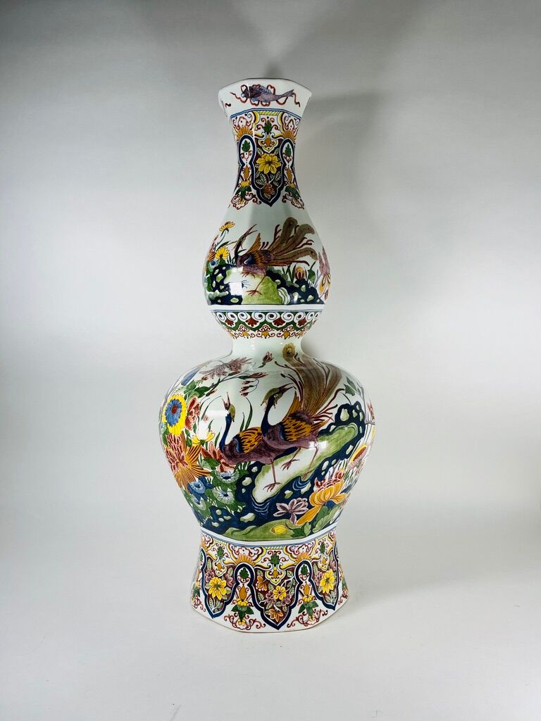 Boch Frères Kéramis vase from La Louvière in Belgium 19th century