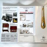 Cutlery set SBS Bestecke Solingen 70 pieces gold plated, vintage