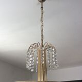 Cascade crystal chandelier